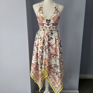 H&M Asymmetrical Abstract Print Sundress